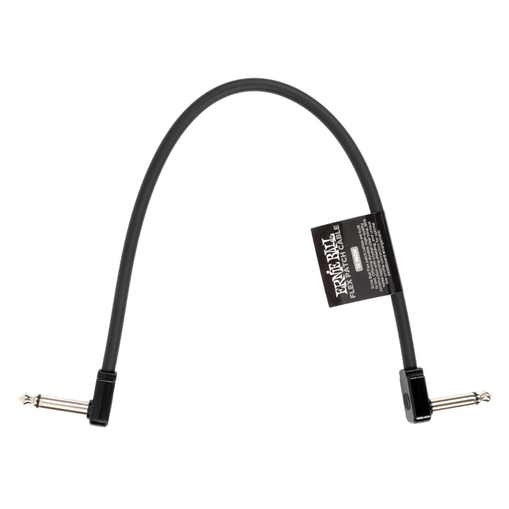ERNIE BALL P06440 Flex Patch Cable 12in-Black